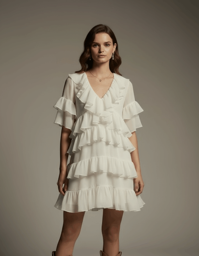 Dione Espejismo Encaje Y Gasa Vestido Con Apertura Pavo Real Tallas Grandes